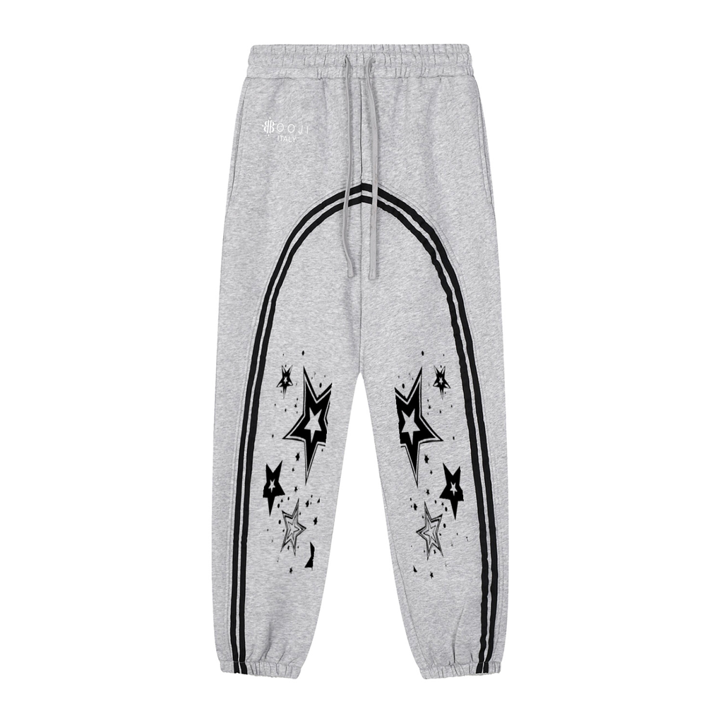 BOOJI ITALY WINGED 4EVER $ LOGO MEN'S FLEECE SWEATPANTS