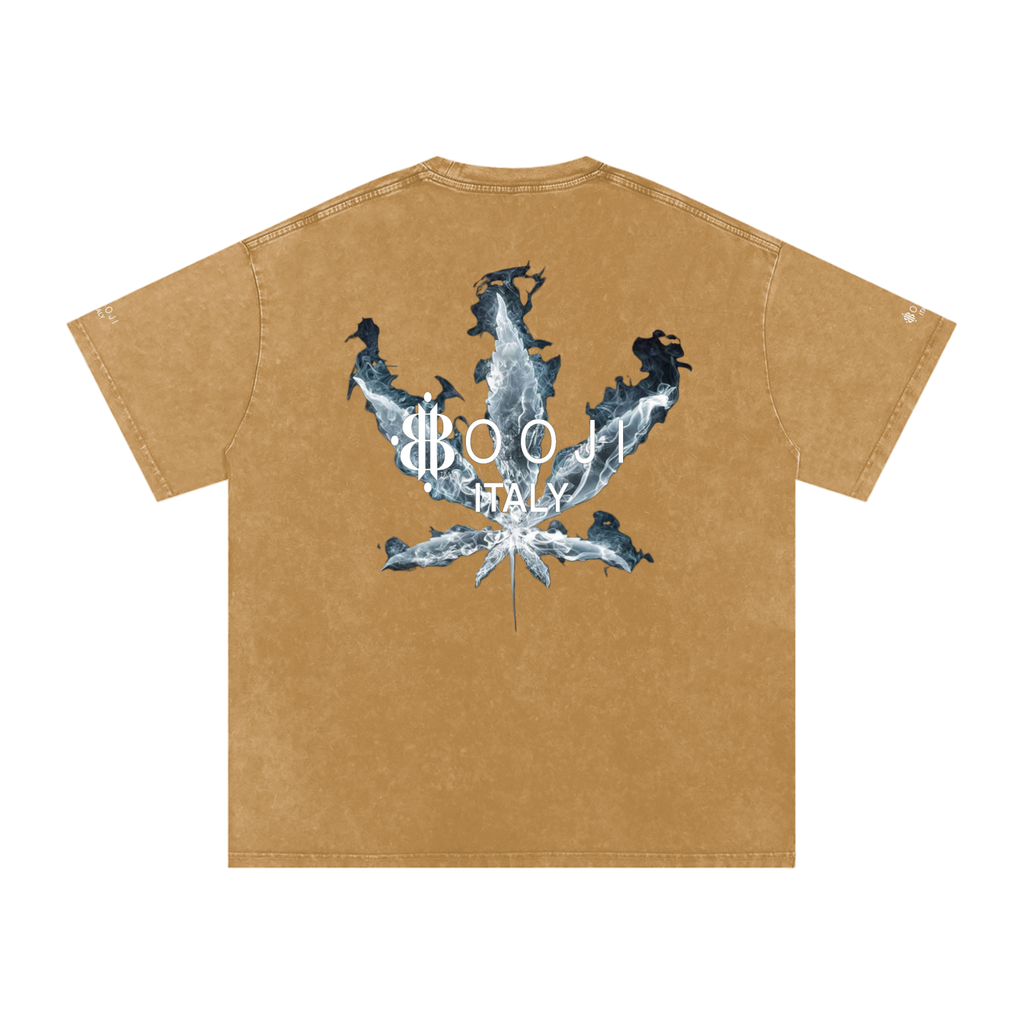 BOOJI ITALY "SMOKES COLLECTION" SNOW WASHED T-SHIRT