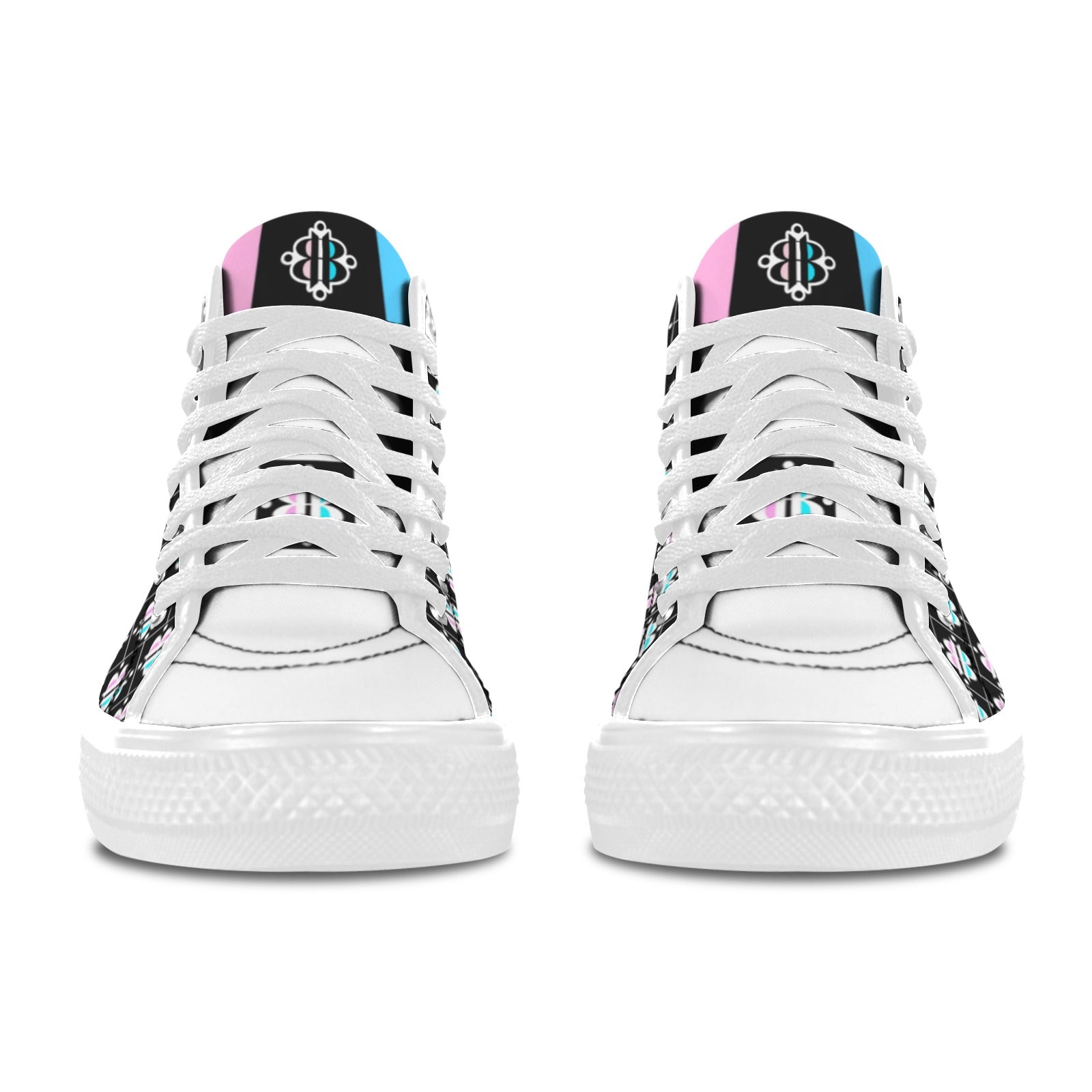 BOOJI ITALY 4-EVER $ LOGO INVERTED PATTERN HI-TOP MENS SNEAKS