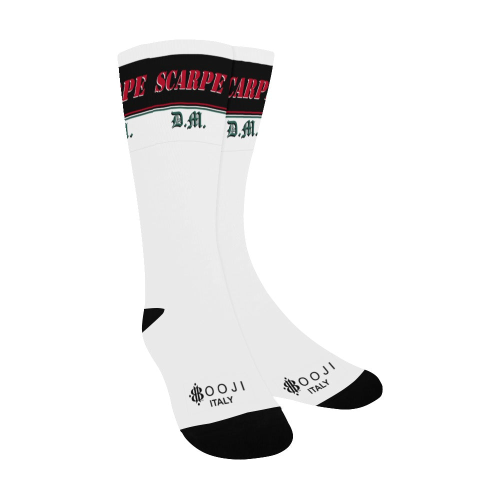 BOOJI ITALY SCARPE DM COLLECTION WHITE TUBE SOCKS