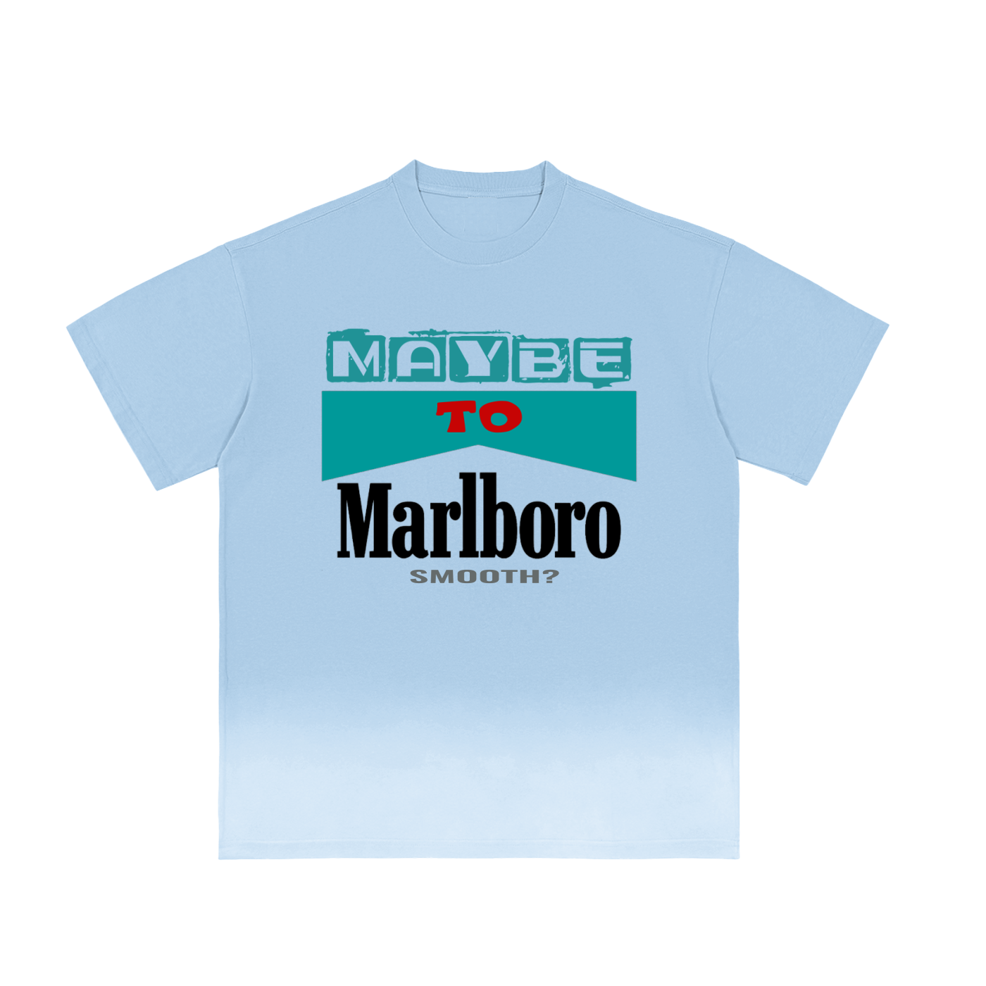 BOOJI ITALY "MAYBE TO MARLBORO, SMOOTH?" SUNFADED T-SHIRT
