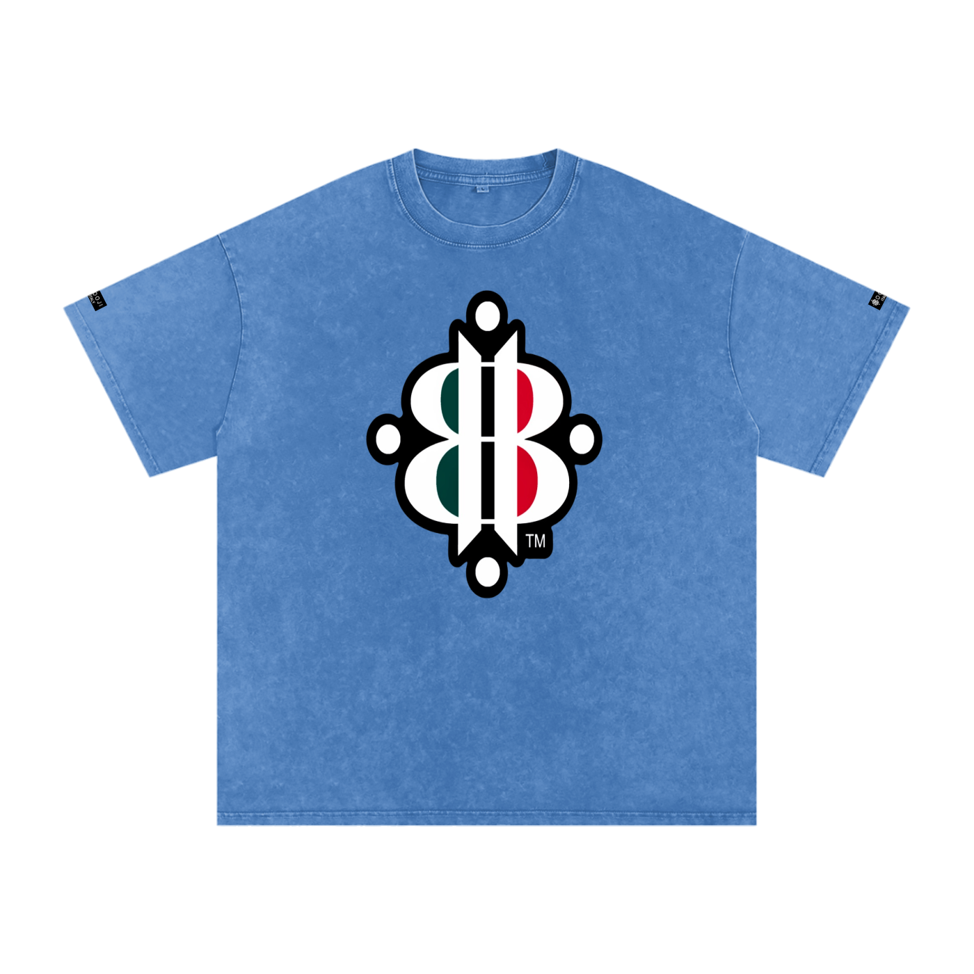 BOOJI ITALY "FLY DENIM MFR." SNOW WASHED T-SHIRT