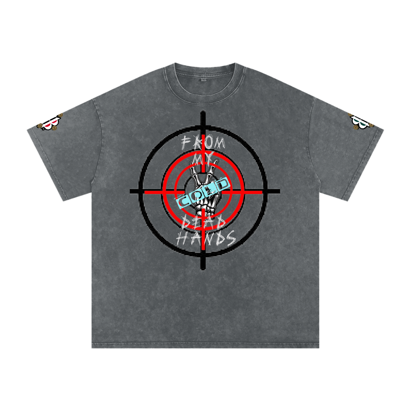 BOOJI ITALY CLICK BANG COLLECTION MENS SNOW WASHED T-SHIRT