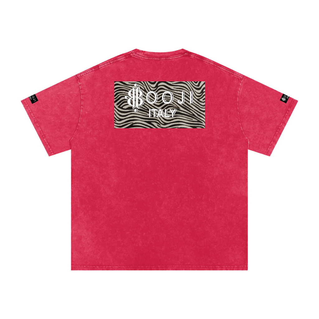 BOOJI ITALY WILD INFLUENCE Z-BACK SNOW WASHED T-SHIRT