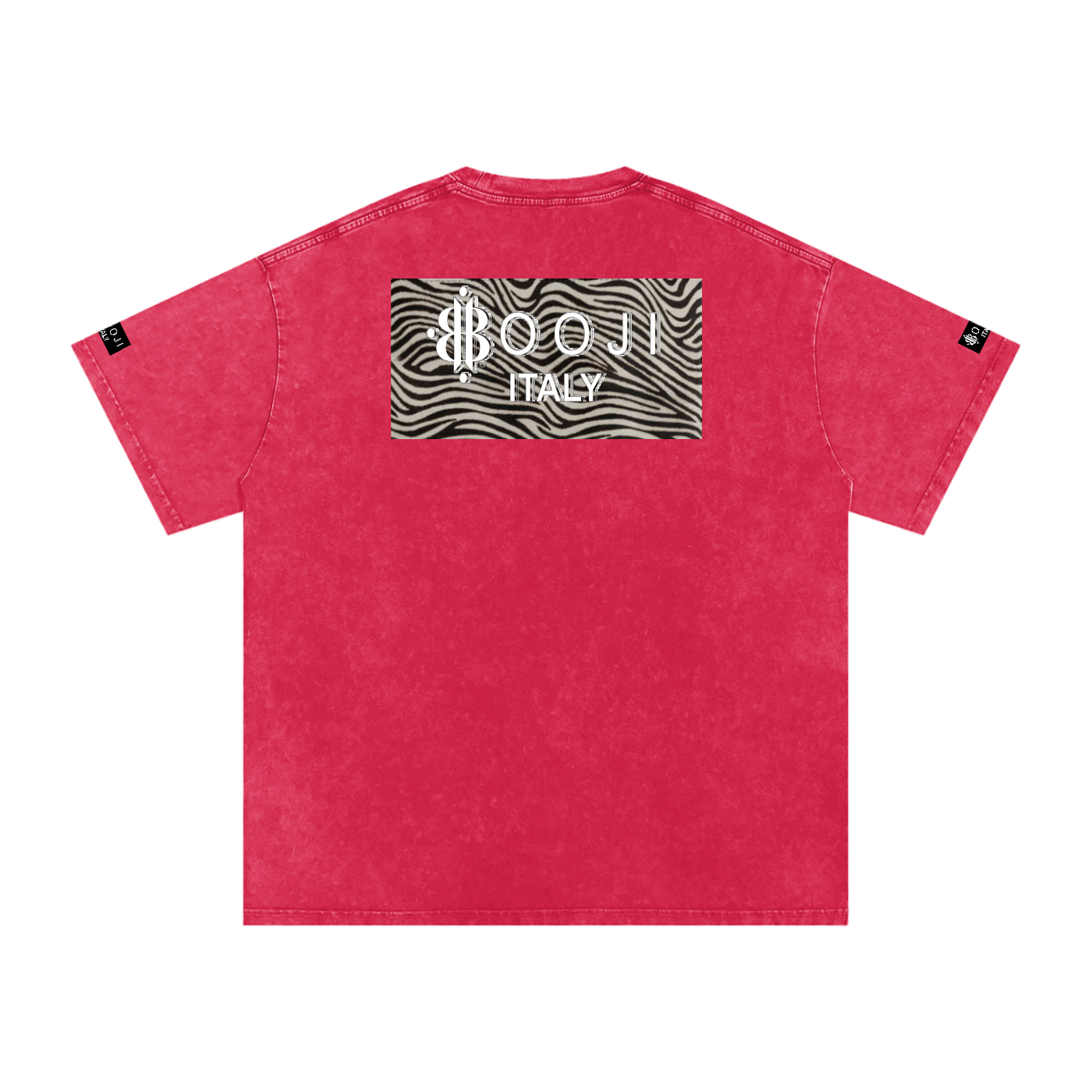 BOOJI ITALY WILD INFLUENCE Z-BACK SNOW WASHED T-SHIRT