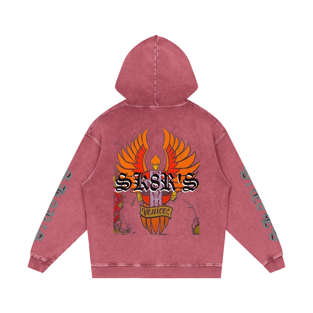 BOOJI ITALY SK8R'S COLLECTION SNOW WASHED HOODIE