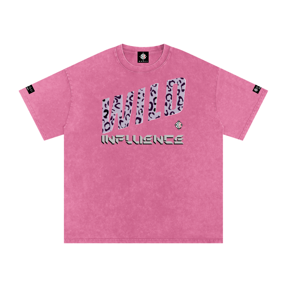 BOOJI ITALY WILD INFLUENCE COLLECTION SNOW WASHED T-SHIRT