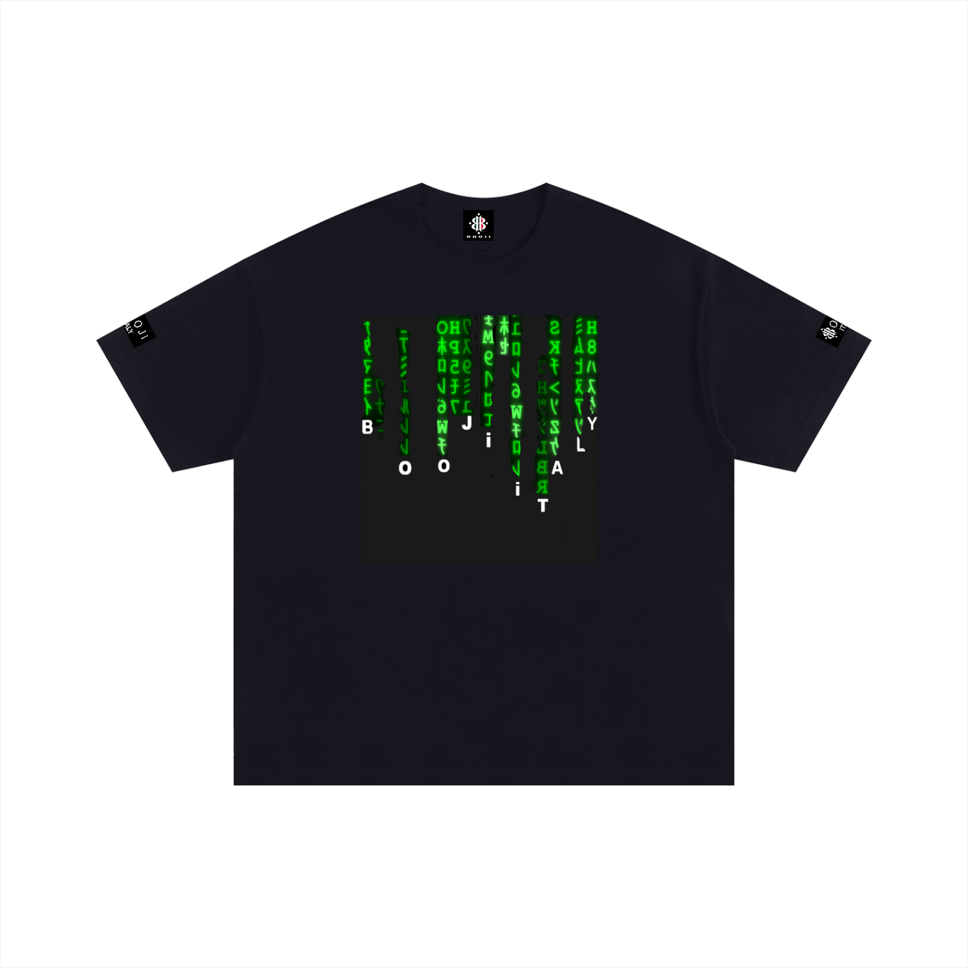 BOOJI ITALY SUPER POSITION COLLECTION MATRIX COTTON T-SHIRT