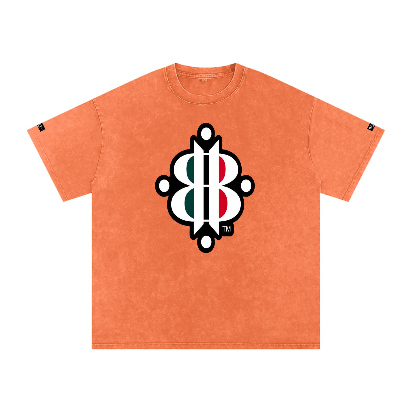 BOOJI ITALY "FLY DENIM MFR." SNOW WASHED T-SHIRT