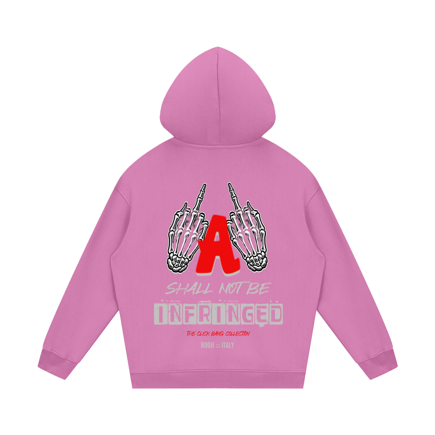BOOJI ITALY "CLICK BANG COLLECTION" FLEECE HOODIE