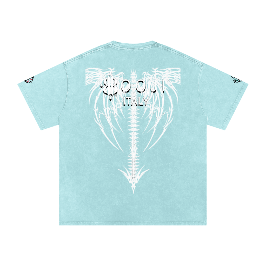 BOOJI ITALY DXXD IN LOVE BUTTERFLIES SNOW WASHED T-SHIRT
