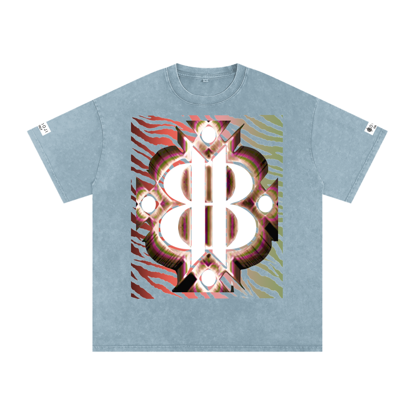 BOOJI ITALY WILD INFLUENCE KNIFE SNOW WASHED T-SHIRT