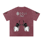 BOOJI ITALY BITE THA BULLET SNOW WASHED T-SHIRT