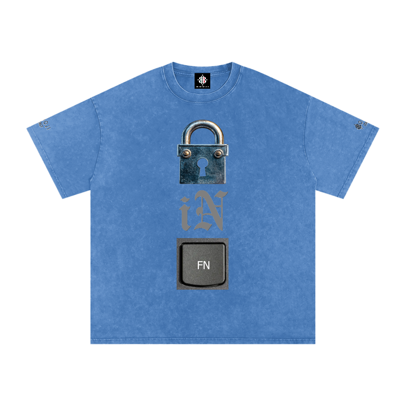BOOJI ITALY LOCK IN COLLECTION SNOW WASHED T-SHIRT