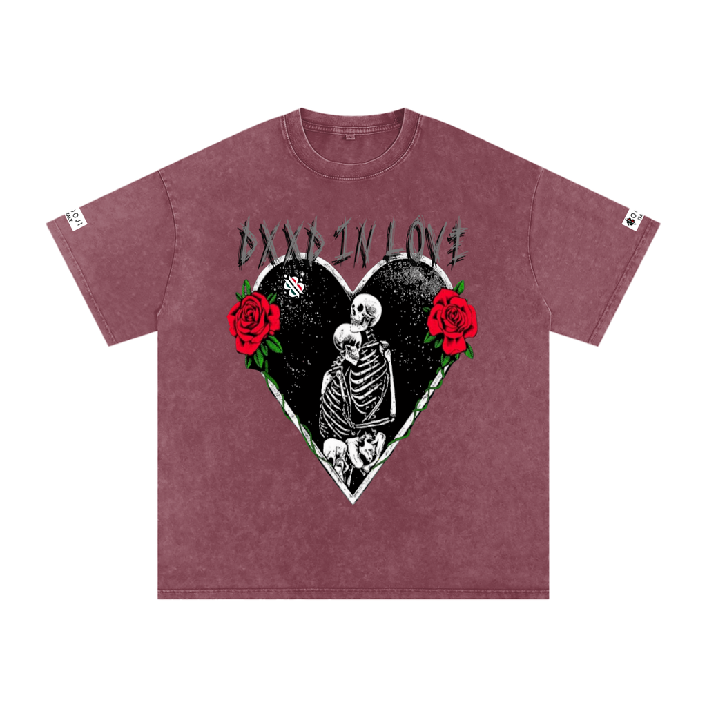 BOOJI ITALY "DXXD IN LOVE" SNOW WASHED T-SHIRT