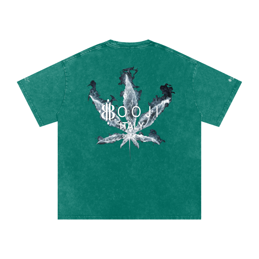 BOOJI ITALY "SMOKES COLLECTION" SNOW WASHED T-SHIRT