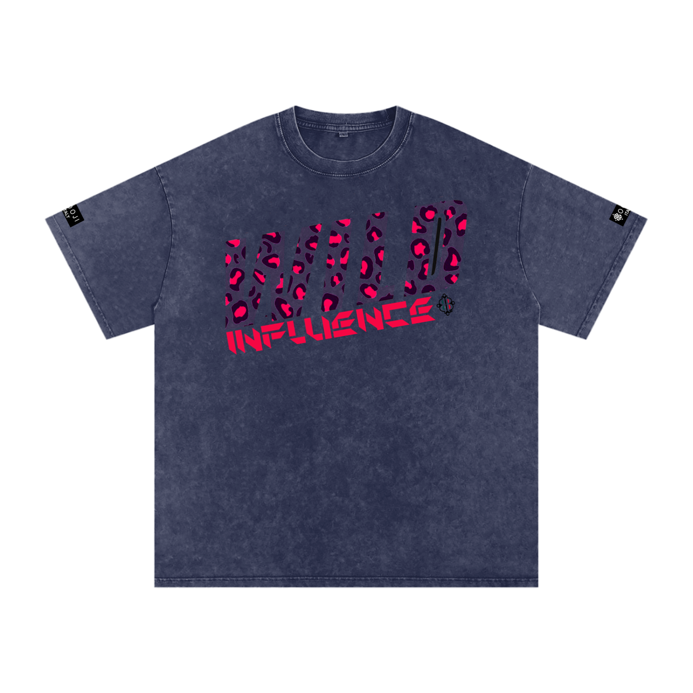 BOOJI ITALY "WILD INFLUENCE" SNOW WASHED T-SHIRT