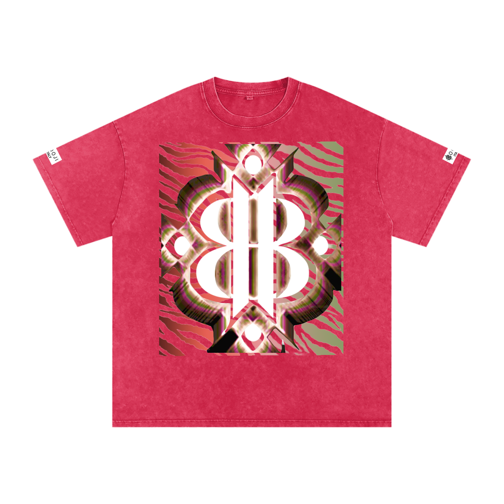 BOOJI ITALY "WILD INFLUENCE" LINE SNOW WASHED T-SHIRT