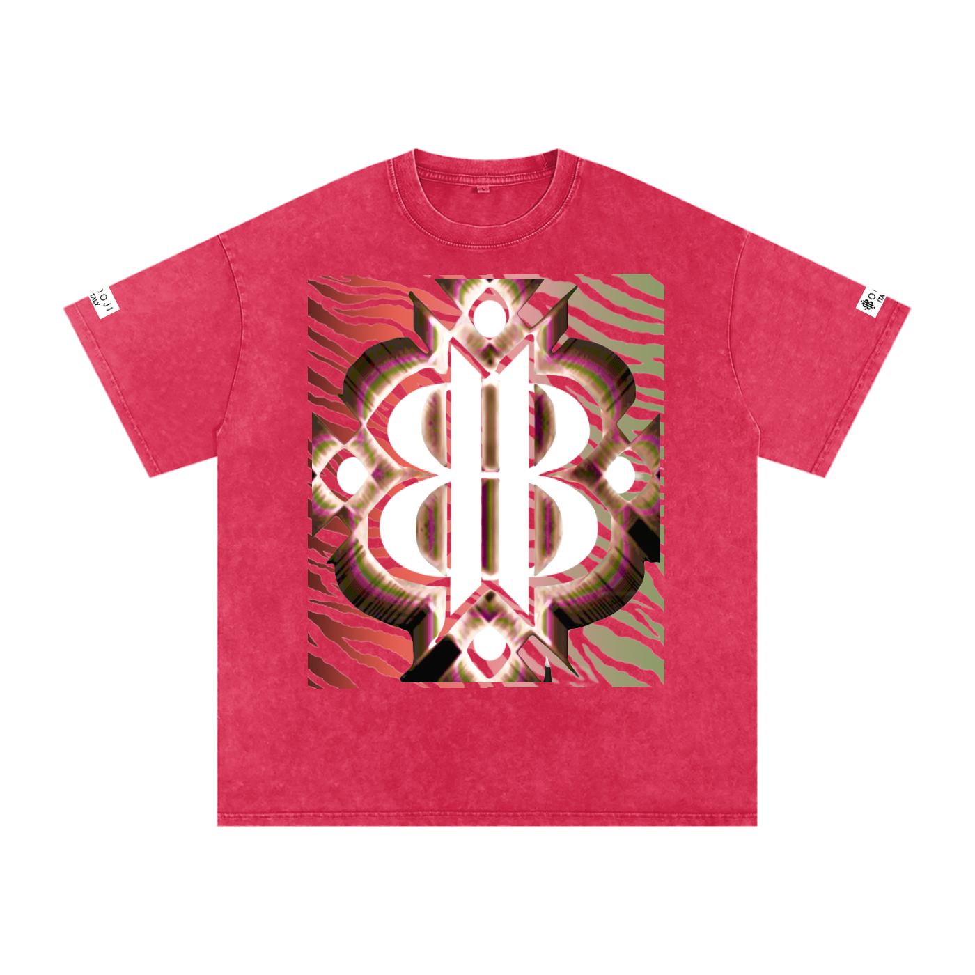 BOOJI ITALY "WILD INFLUENCE" LINE SNOW WASHED T-SHIRT