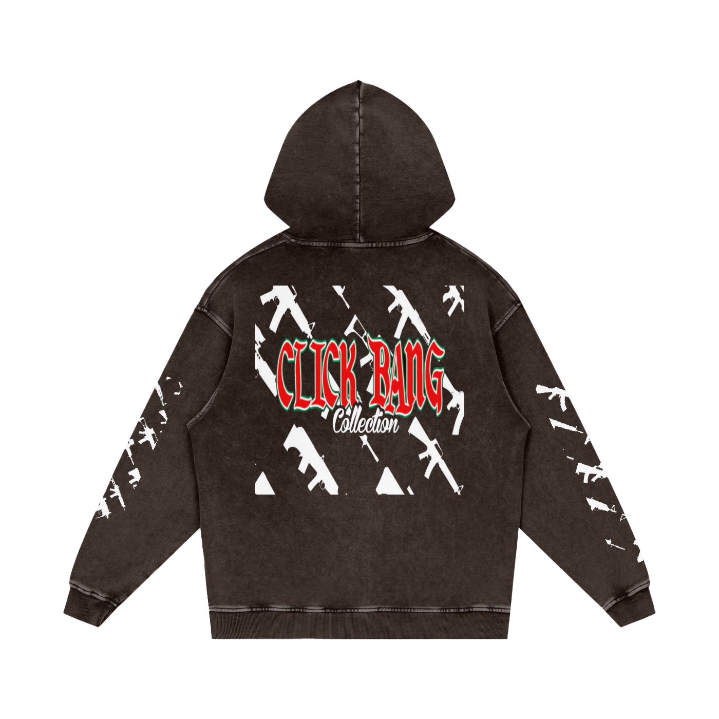 BOOJI ITALY CLICK BANG COLLECTION SNOW WASHED HOODIE