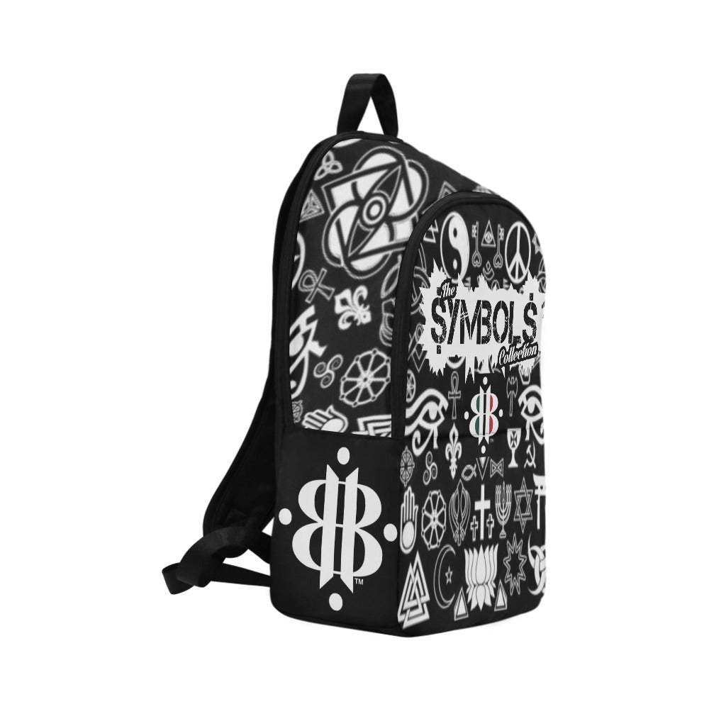 BOOJI ITALY "SYMBOLS COLLECTION" BLACK CASUAL BACKPACK
