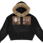 BOOJI ITALY B'S BE TRIPPIN DETACHABLE FUR HOOD WINTER JACKET