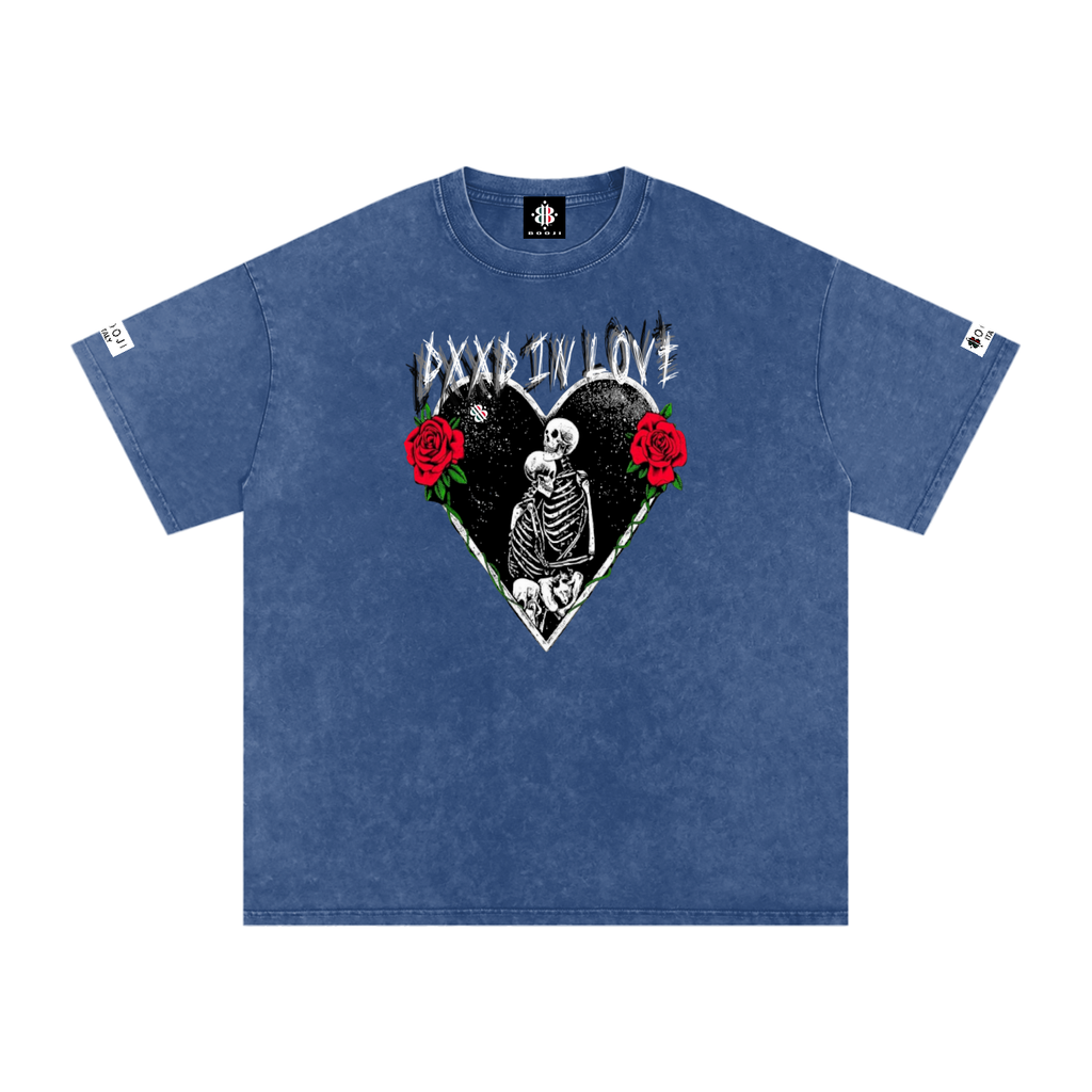 BOOJI ITALY DXXD IN LOVE SNOW WASHED T-SHIRT