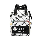 BOOJI ITALY CLICK BANG COLLECTION WHITE DELUXE BACKPACK