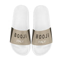 BOOJI ITALY GRAIL'S COLLECTION LOGO WOMEN'S WHITE SOLE SLIDES