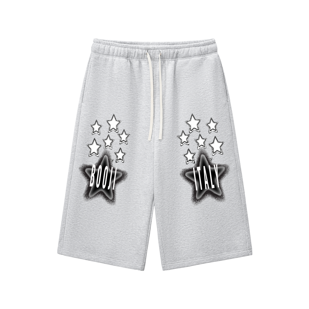 BOOJI ITALY STARS LOGO 3/4 LENGTH SWEATSHORTS
