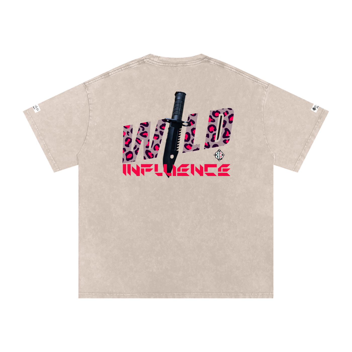 BOOI ITALY WILD INFLUENCE KNIFED SNOW WASHED T-SHIRT