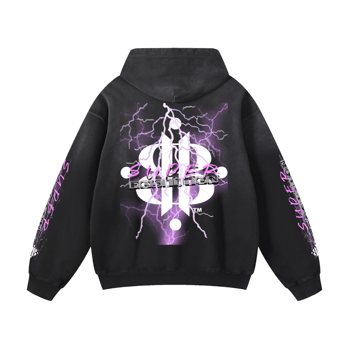 BOOJI ITALY SUPER POSITION COLLECTION HEAVYWEIGHT SUNFADED HOODIE