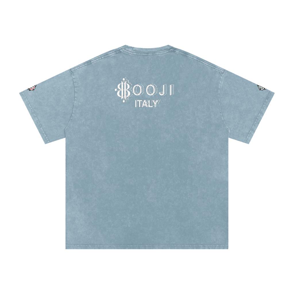BOOJI ITALY BE A WAVE BEHAVE SNOW WASHED T-SHIRT