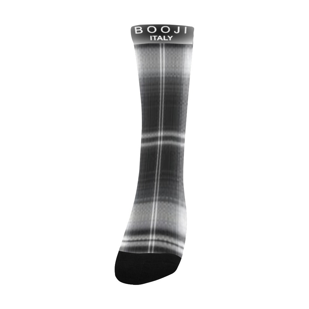 BOOJI PLAID STYLE TWO Men's Custom Socks