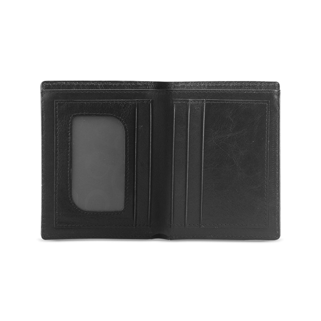 BOOJI ITALY ETA PRIMO COLLECTION LOGO PATTERN MEN'S LEATHER WALLET