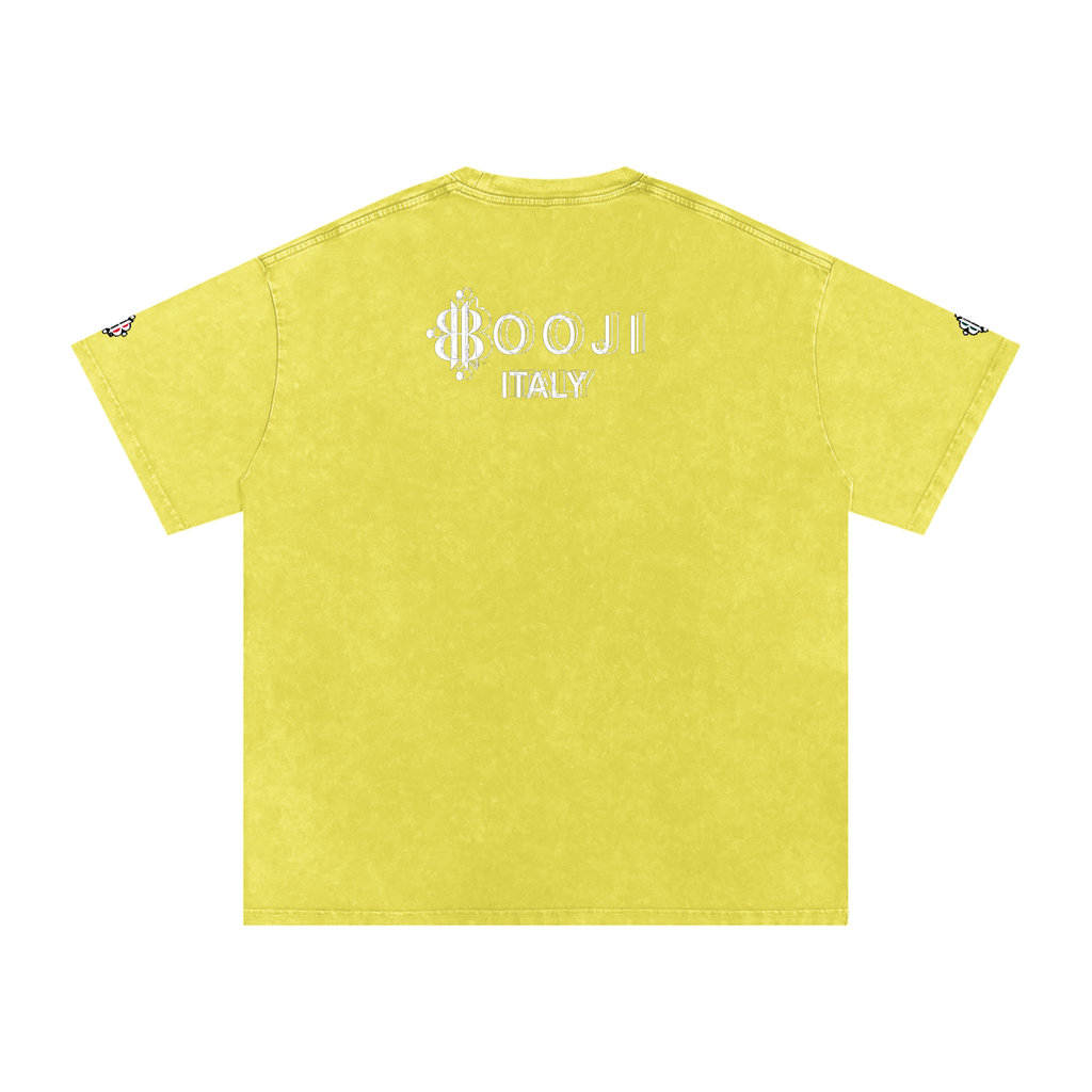 BOOJI ITALY BE A WAVE BEHAVE SNOW WASHED T-SHIRT