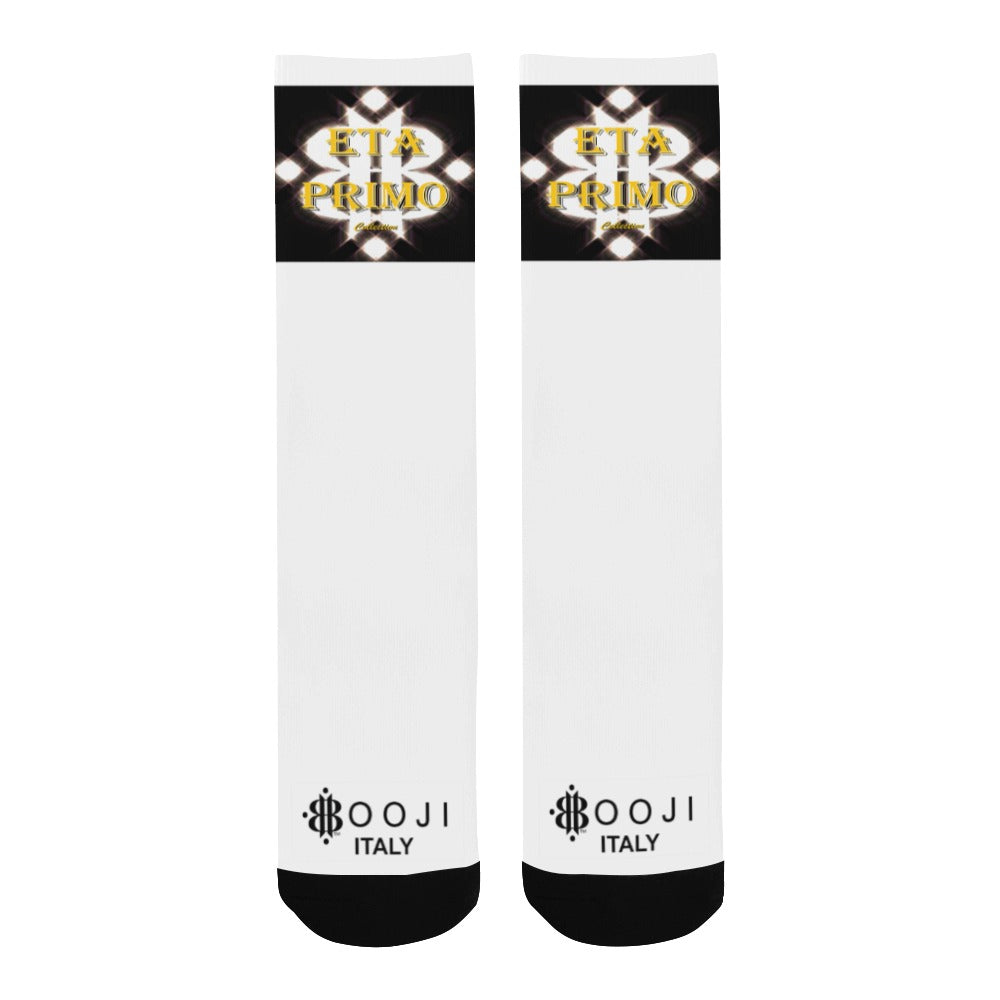 BOOJI ITALY ETA PRIMO LOGO WHITE TUBE SOCKS