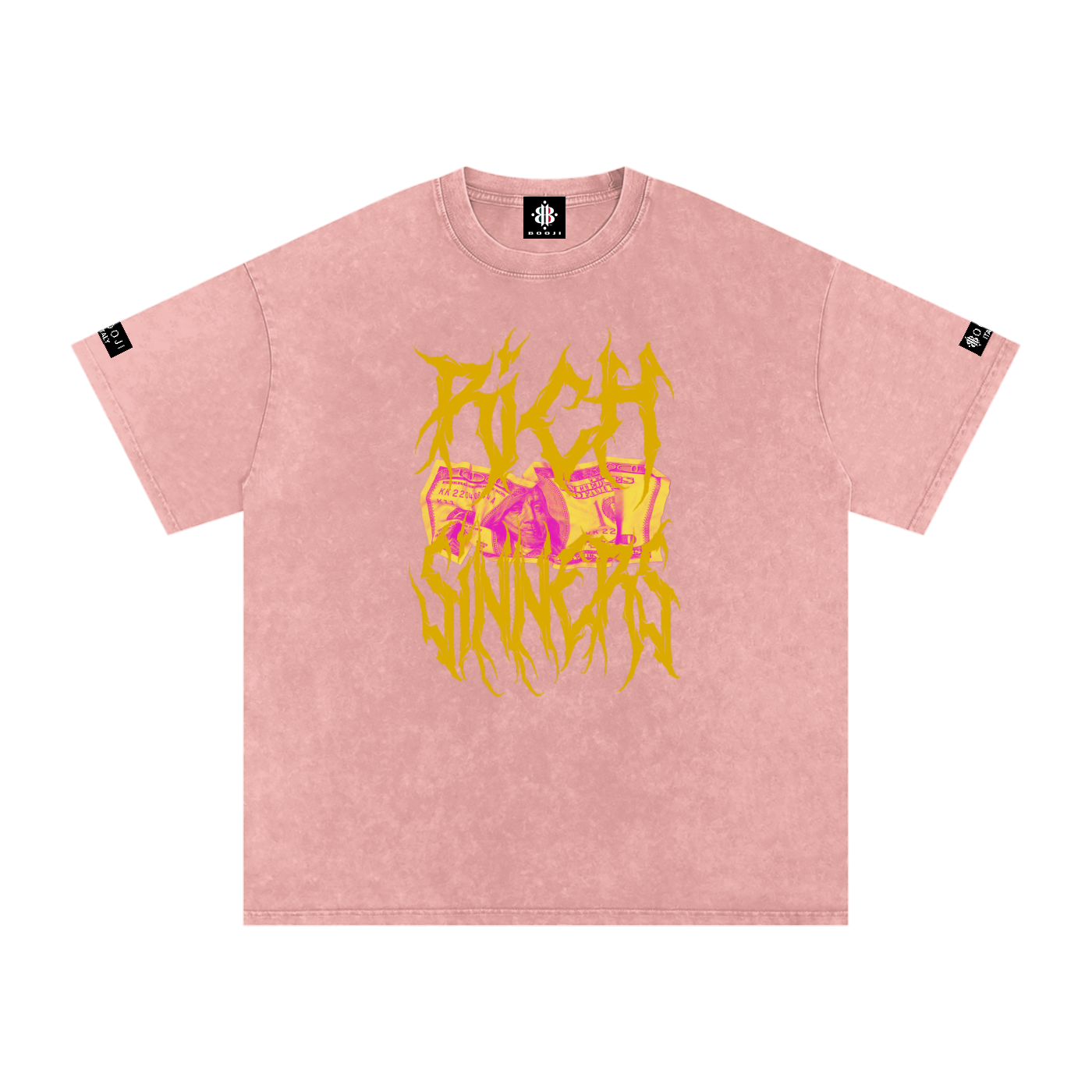 BOOJI ITALY RICH SINNERS SNOW WASHED T-SHIRT