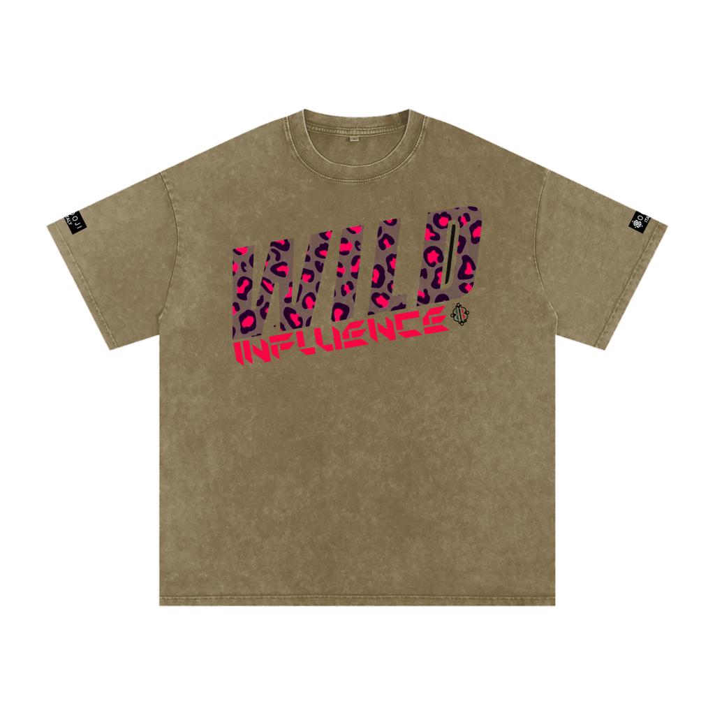 BOOJI ITALY "WILD INFLUENCE" SNOW WASHED T-SHIRT