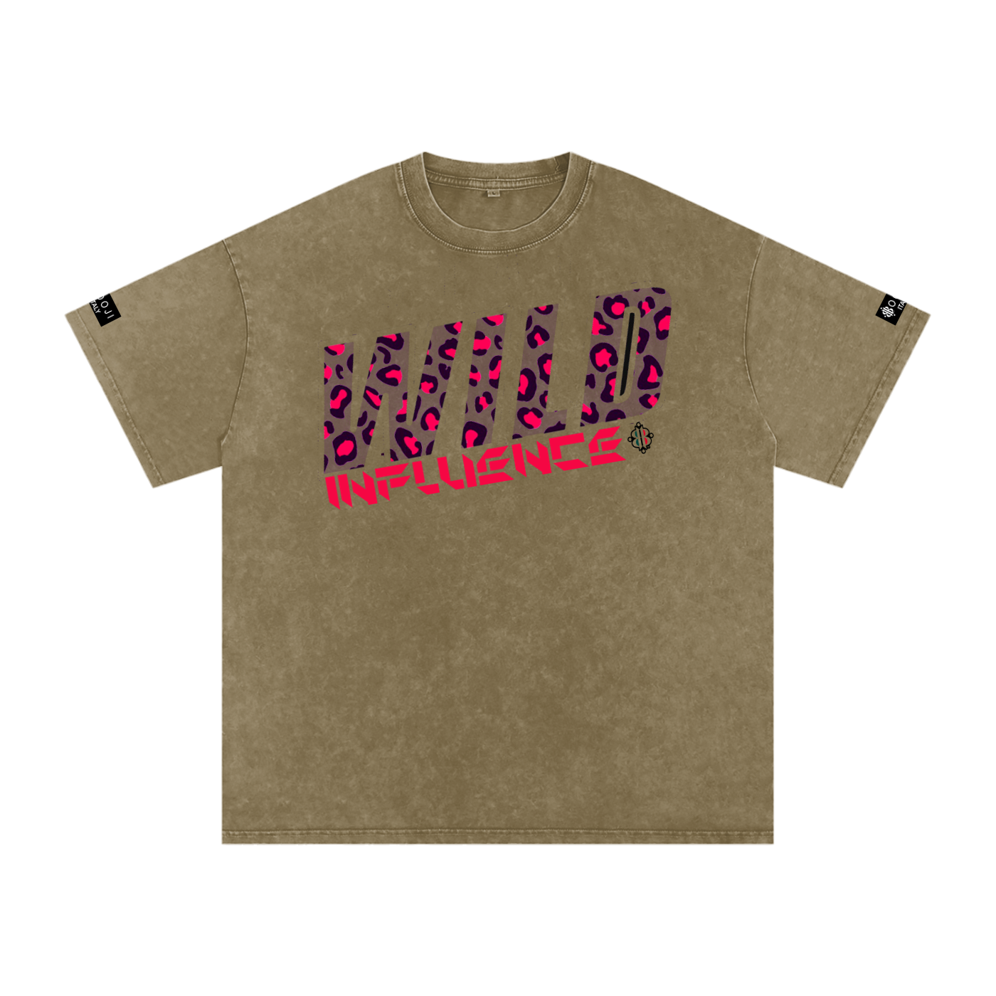 BOOJI ITALY "WILD INFLUENCE" SNOW WASHED T-SHIRT