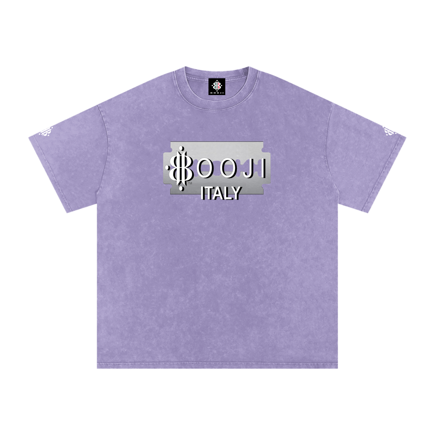 BOOJI ITALY SUPER POSITION COLLECTION RAZORS EDGE SNOW WASHED T-SHIRT