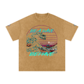 BOOJI ITALY "BE A WAVE, BEHAVE." SNOW WASHED T-SHIRT