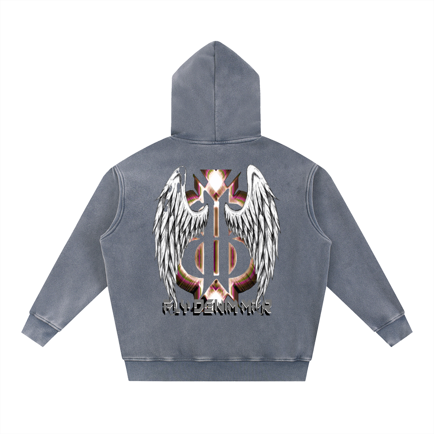 BOOJI ITALY FLY DENIM MFR. SNOW WASHED HOODIE