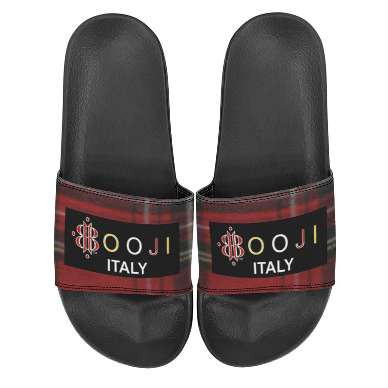 BOOJI ITALY ESCI'S COLLECTION WOMEN'S BLACK SOLE SLIDES