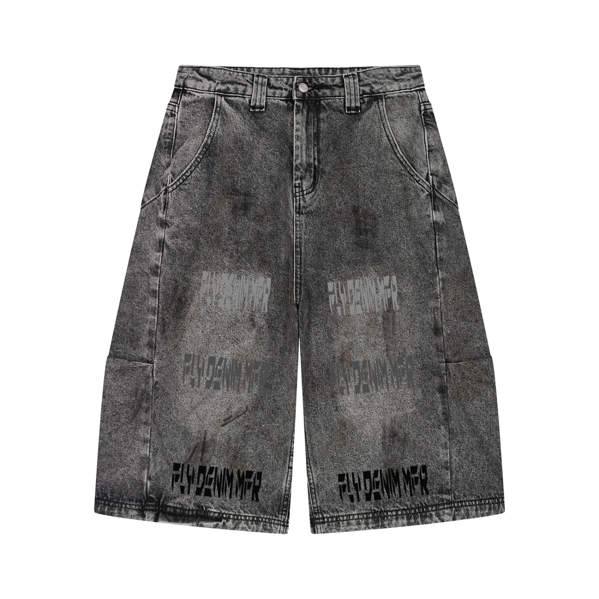 BOOJI ITALY FLY DENIM MFR. COLLECTION MEN'S VINTAGE WASHED JORTS