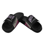 BOOJI ITALY WILD INFLUENCE COLLECTION MEN'S BLACK SOLE SLIDES
