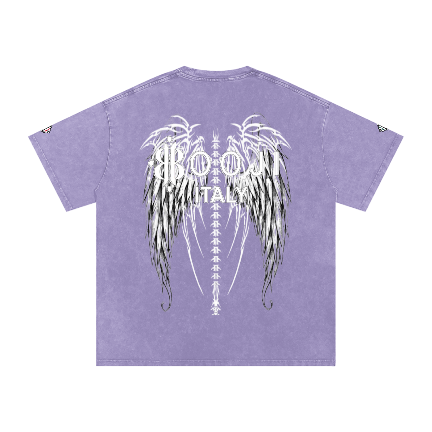 BOOJI ITALY "FLY DENIM MFR." SNOW WASHED T-SHIRT