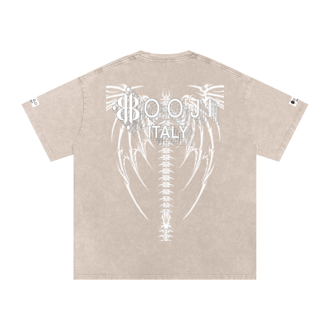 BOOJI ITALY "DXXD IN LOVE" SNOW WASHED T-SHIRT