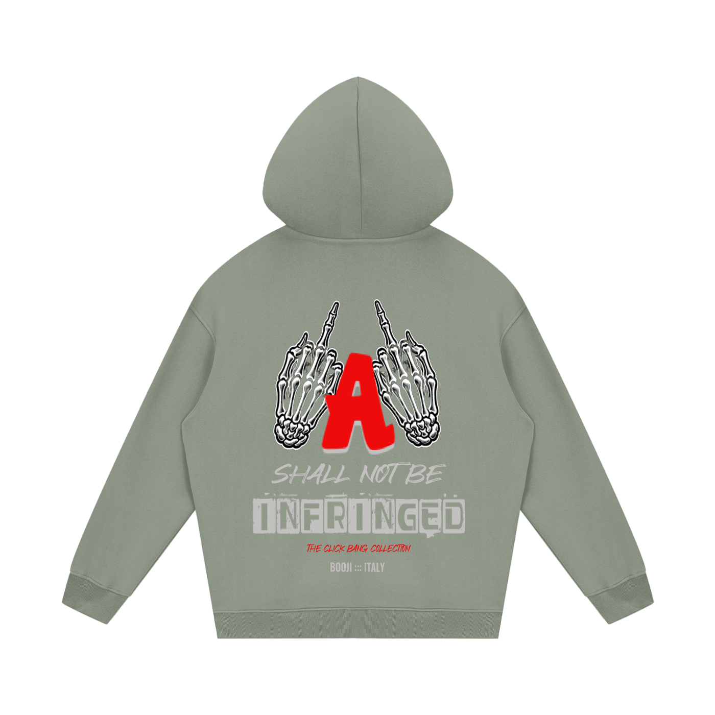 BOOJI ITALY "CLICK BANG COLLECTION" FLEECE HOODIE