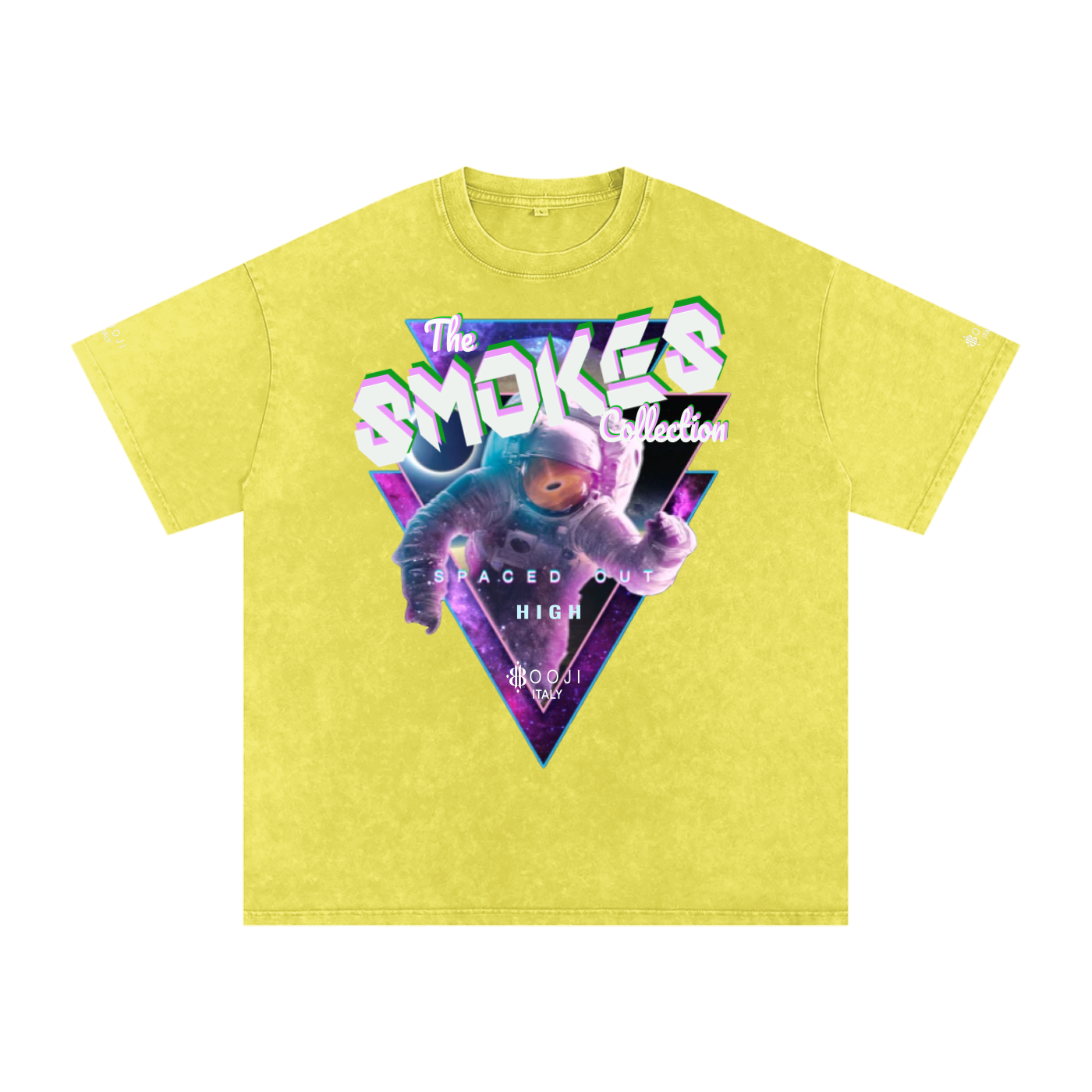 BOOJI ITALY "SMOKES COLLECTION" SNOW WASHED T-SHIRT